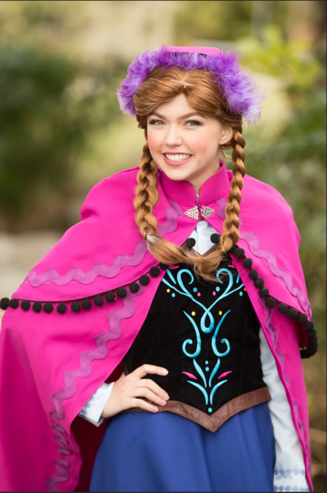 Snow Princess party character in Dallas