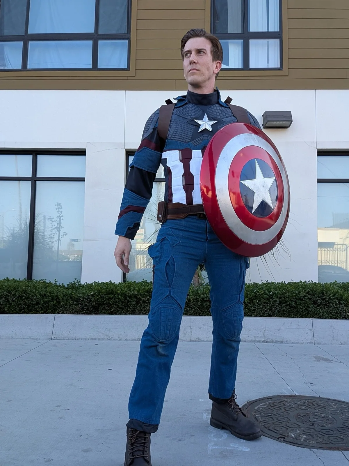 American Hero party character in Dallas