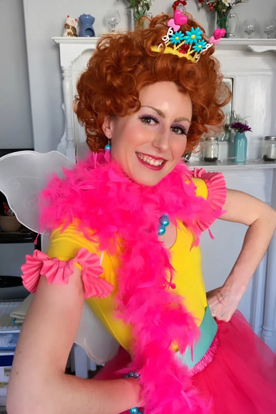 Fancy Girl party character in Dallas