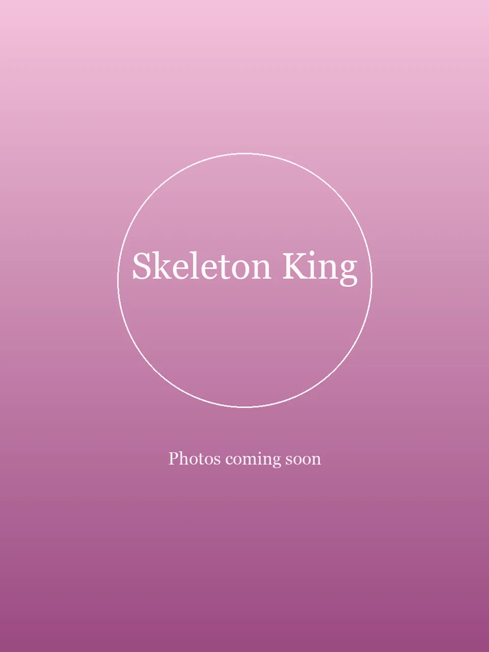 Skeleton King party character in Dallas