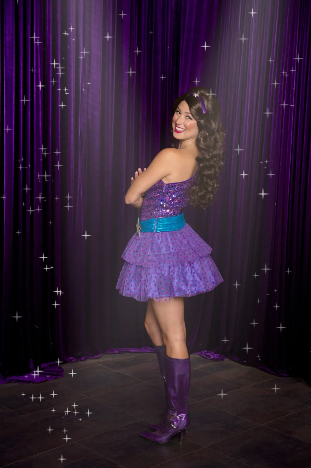 Pop Star Princess party character in Dallas