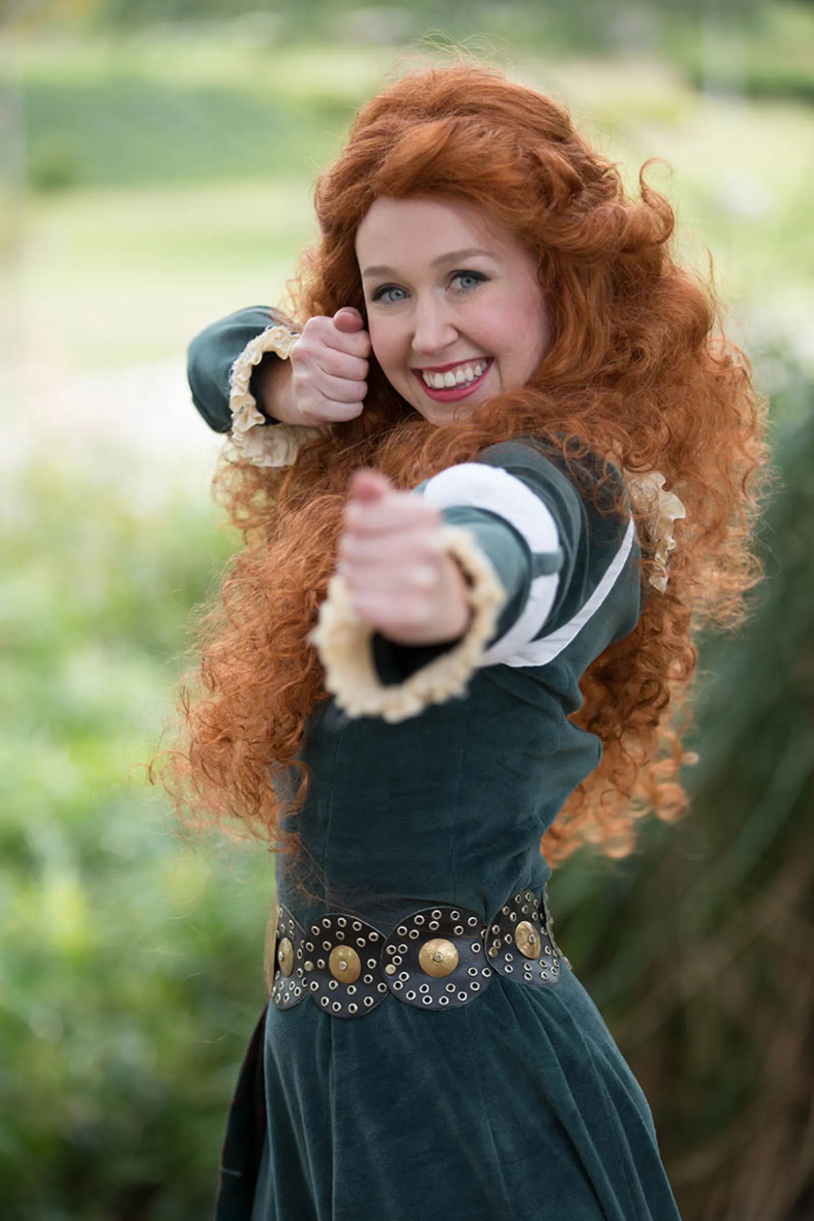 Scottish Princess party character in Dallas