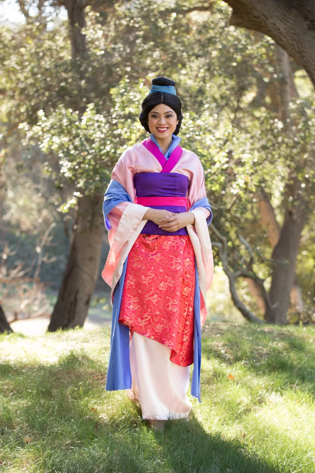 Asian Princess party character in Dallas