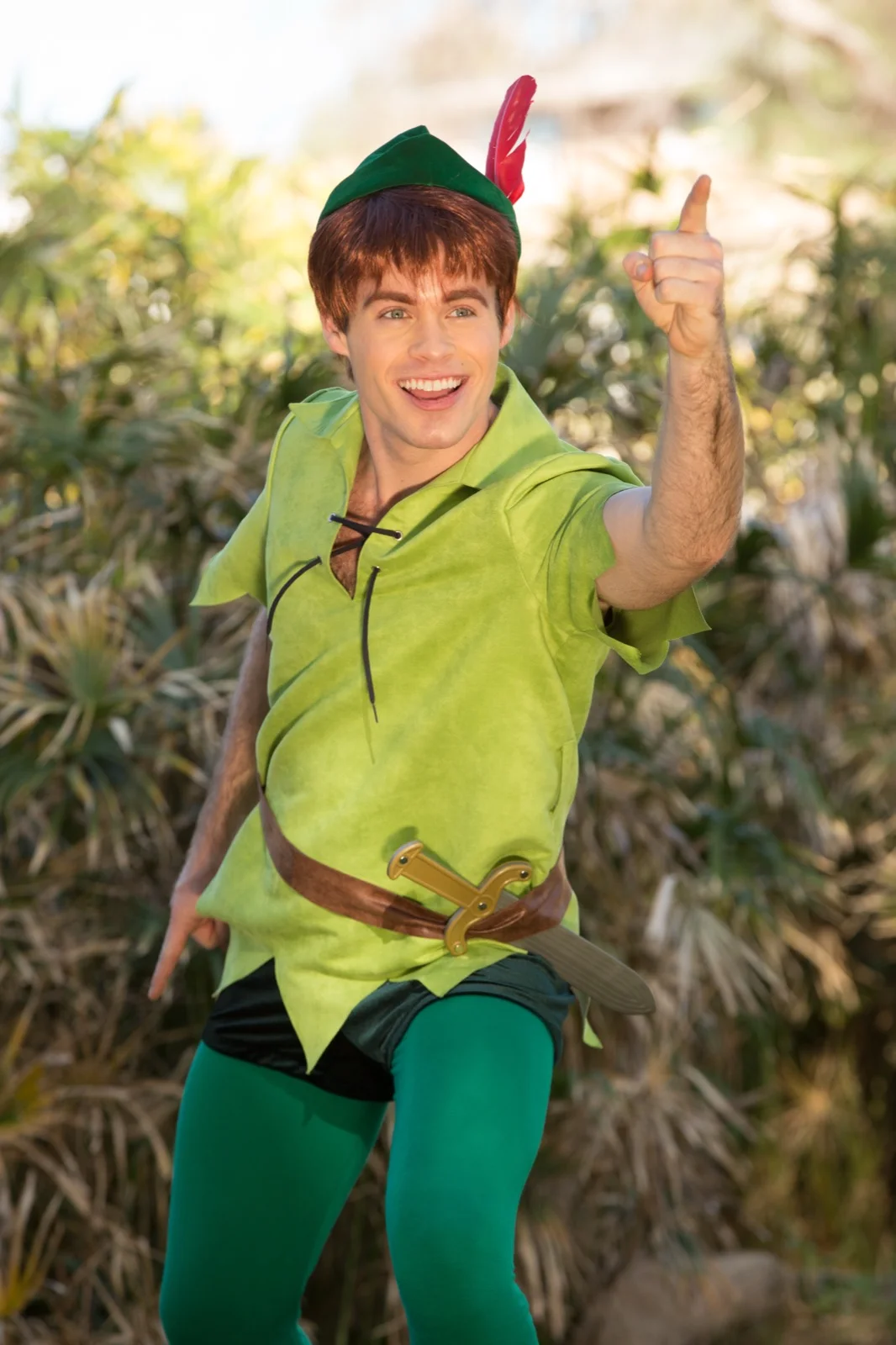 Neverland Boy party character in Dallas