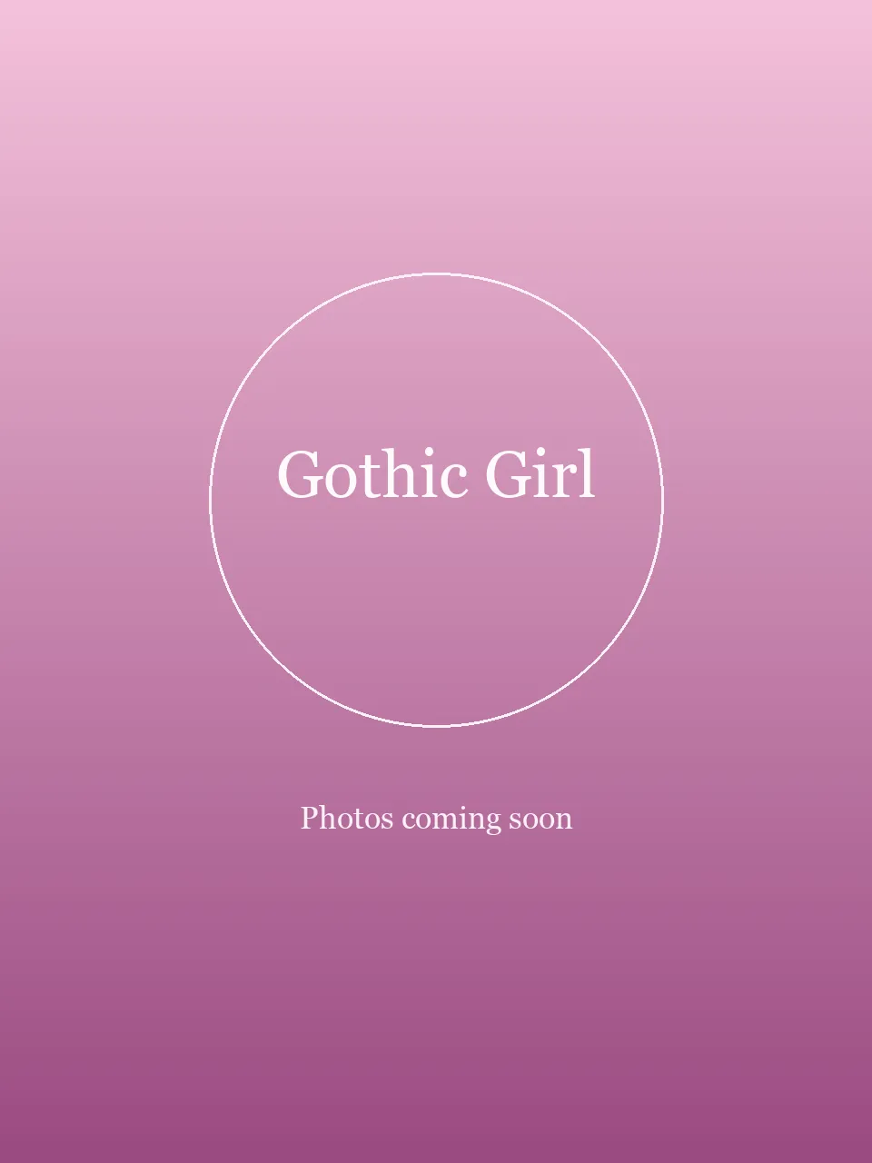 Gothic Girl party character in Dallas